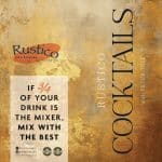 Rustico cocktail menu January 2025